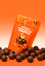 Milk chocolate truffles with peanut cream filling 70g