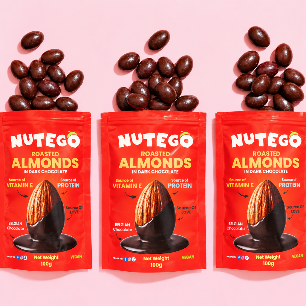 Migdolai juodajame šokolade 100g