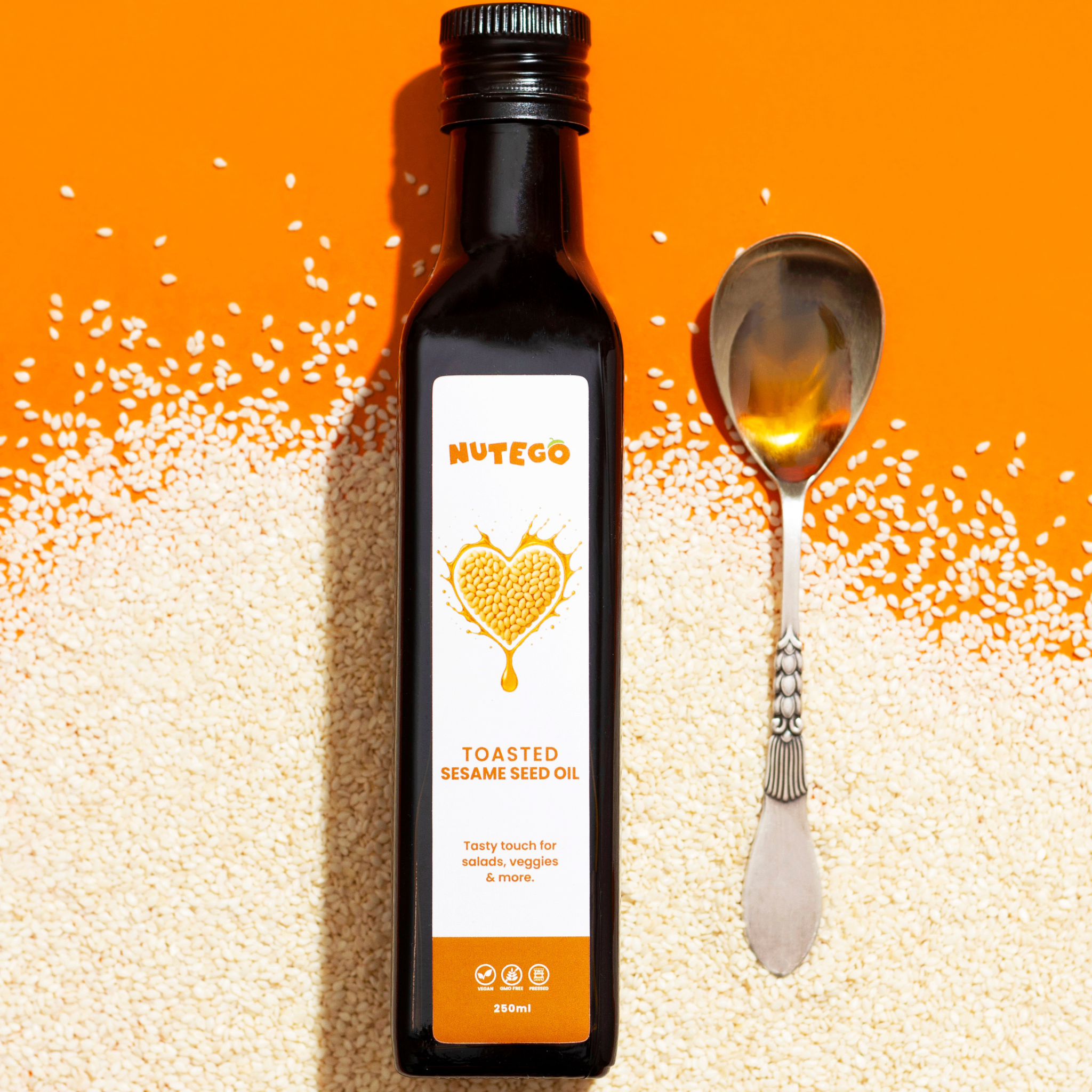 Skrudintų sezamų sėklų aliejus 250 ml