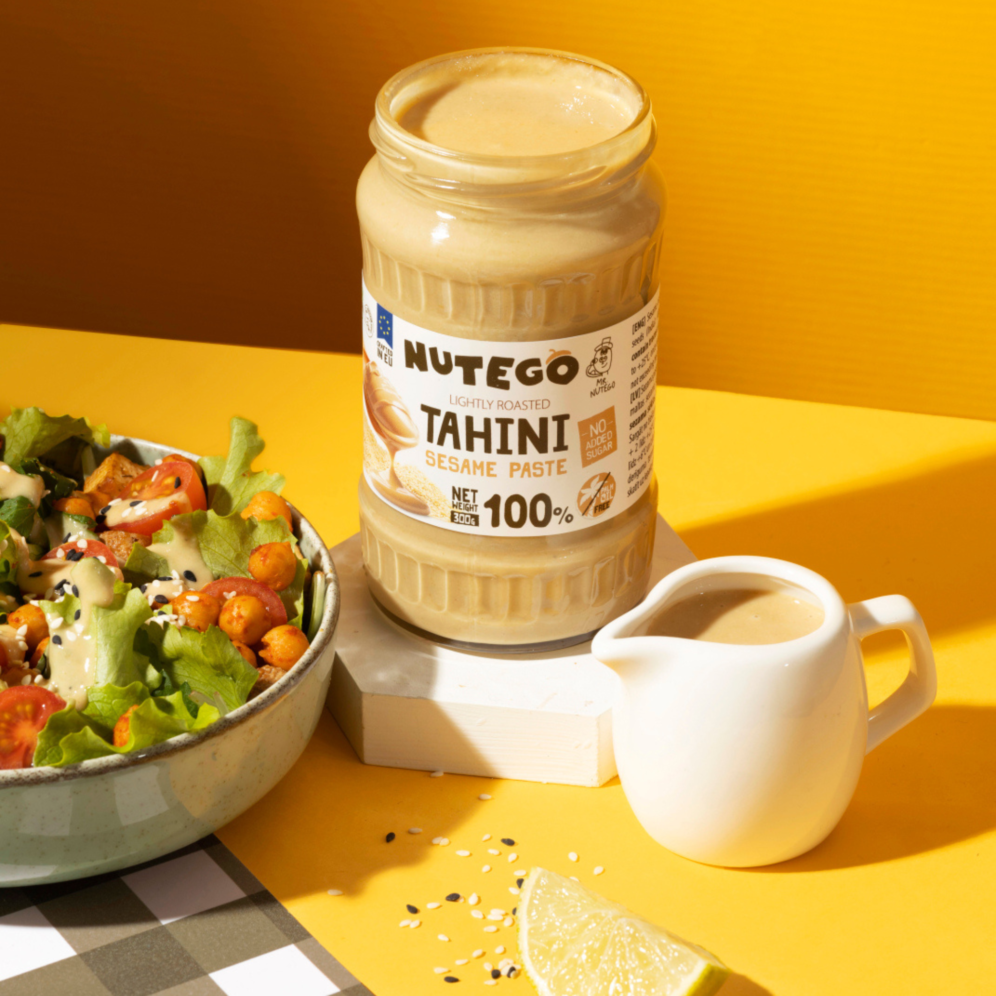 Sezamų sėklų pasta (Tahini) 100% Be priedų